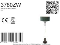 Steinhauer VloerlampBois met groene kap - 3780ZW - thumbnail