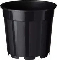 Nature container met afwatering zwart 3.1 liter 3 stuks - thumbnail