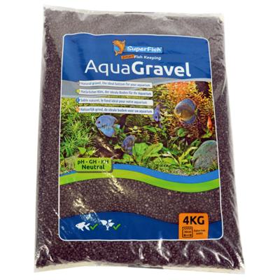Aqua Grind Kristalzwart 1-2Mm4 Kg aquaria Superfish - Superfish