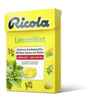 Ricola LemonMint Kruidenpastilles Suikervrij - thumbnail