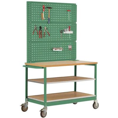 Manuflex MW2011.6011 Mobiele werkbank model 3 met Geolied luchtfilter multiplex afdekplaat 30 mm bxdxh 1135 x 590 x 810 mm Manuflex MW2011.6011 Mobiele werkbank model 3 met Geolied luchtfilter multiplex afdekplaat 30 mm bxdxh 1135 x 590 x 810 mm