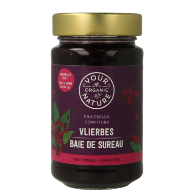 Fruit beleg vlierbes bio 250 Gram Fruit beleg vlierbes bio 250 Gram