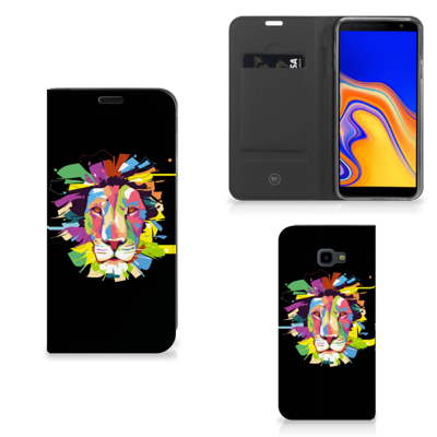 Samsung Galaxy J4 Plus Magnet Case Lion Color