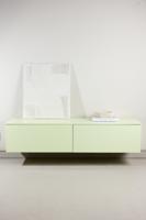 Nohr Zwevend TV-meubel 'Ericka' MDF, 160cm, kleur Groen - thumbnail