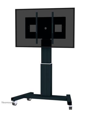 Neomounts by Newstar PLASMA-M2500BLACK Mobiele Floor Stand Flatscreen 107-254cm 42-100inch VESA 200x200-800x600mm 150kg in hoogte verstelbaar zwart