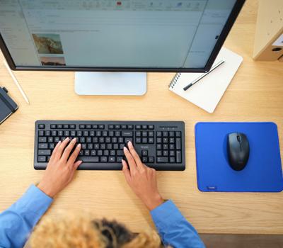 Toetsenbord en muis Trust 25433 Zwart Spaans QWERTY