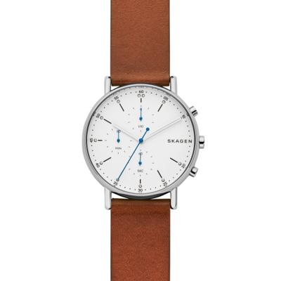 Horlogeband Skagen SKW6462 Leder Cognac 20mm Horlogeband Skagen SKW6462 Leder Cognac 20mm