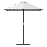 Tuinparasol Zand 380 x 196 x 235 cm Poedergecoat staal - thumbnail
