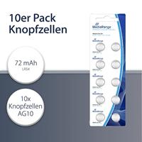MediaRange Premium alkaline knoopcellen, AG10|LR54|1.5V, Pack van 10 - thumbnail