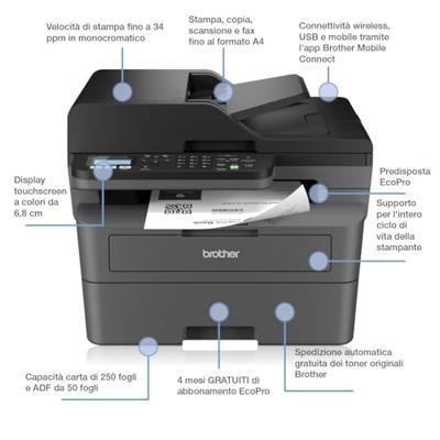 Laserprinter Brother MFCL2860DWERE1
