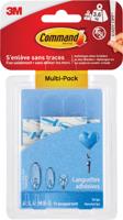 3M Command-strips, multipack Transparant Inhoud: 16 onderdelen - thumbnail