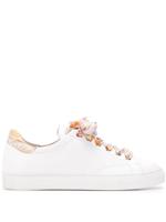 Emilio Pucci ribbon lace-up Twill sneakers - White - thumbnail