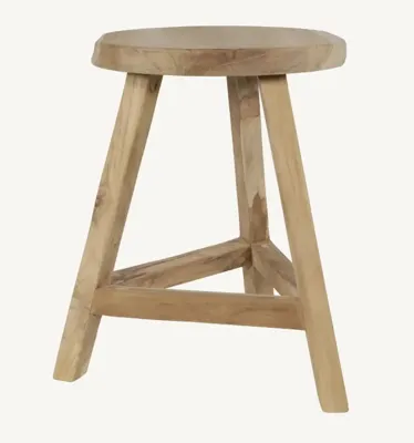 Krukje teak Binnen Buiten Tuin ø35cm Lesli Living