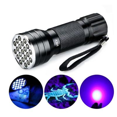 YWXLight UV 21 LEDs 395NM Ultra Violet zaklamp LED zaklamp licht lamp detector voor hond urine Pet vlekken