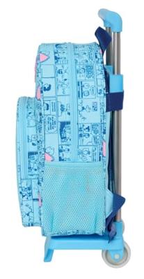 Schoolrugzak met Wielen Snoopy Love Blauw 26 x 11 x 67 cm 26 x 34 x 11 cm Schoolrugzak met Wielen Snoopy Love Blauw 26 x 11 x 67 cm 26 x 34 x 11 cm