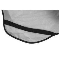 Non-stop dogwear Fjord Regenjas, waterdichte hondenregenjas, verstelbaar en ademend, met reflecterende riemopeningen en beenbanden, zwart voor middelgrote honden, maat 60 - thumbnail
