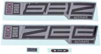 ROCKSHOX decor set "signatur series" decal set rs zeb ult. black - thumbnail