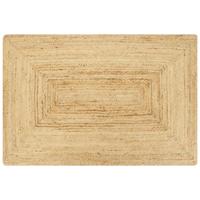 Vloerkleed handgemaakt 120x180 cm jute naturel - thumbnail