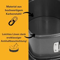 Stampo a forma di cuore con fondo removibile - BIRKMANN - EASY BAKING - Acciaio al carbonio - Antiaderente - 26,5 x 25 x 9 cm - thumbnail