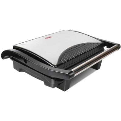 Contactgrill Tosti-ijzer RVS Zwart/Zilver - Cool Touch - 1000W