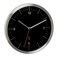 TFA Dostmann 60.3544.01 Wandklok Zendergestuurd 245 mm x 41 mm x 245 mm RVS Slepend uurwerk (geluidsloos) - thumbnail
