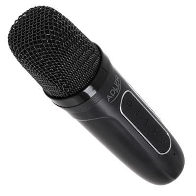 Adler AD 1199 zwarte karaokeluidspreker met microfoon - SD/USB/AUX/Bluetooth