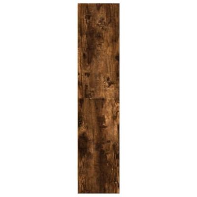Boekenkast 60x24x109 cm bewerkt hout gerookt eikenkleurig