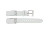 Horlogeband Armani AX5300 Leder Wit 16mm - thumbnail