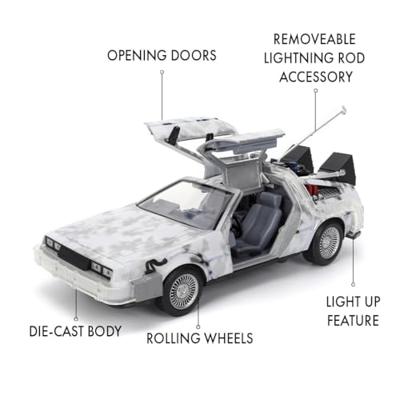 JADA TOYS Time machine Back to the Future Frost Kant-en-klaar model Personenauto (model)