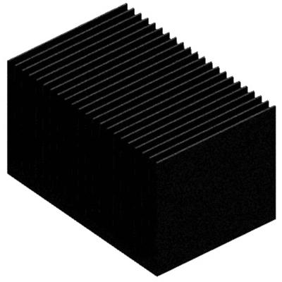 Fischer Elektronik 10133679 SK 628/50 SA Strengkoellichaam 4.5 K/W (l x b x h) 50 x 75 x 45 mm