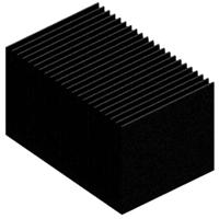 Fischer Elektronik 10133679 SK 628/50 SA Strengkoellichaam 4.5 K/W (l x b x h) 50 x 75 x 45 mm - thumbnail