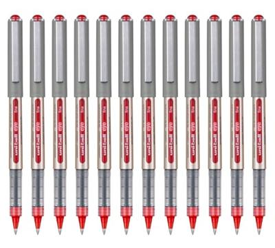 Rollerpen uni-ball eye eco 157e m rood | 12 stuks