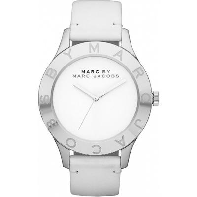 Horlogeband Marc by Marc Jacobs MBM1099 Leder Wit 18mm Horlogeband Marc by Marc Jacobs MBM1099 Leder Wit 18mm