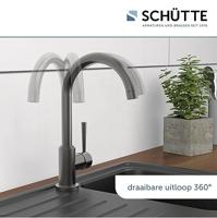 SCHÜTTE eenknopsmengkraan cornwall mat grafiet - thumbnail