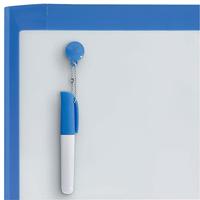 Nobo Mini whiteboard, magnetisch, met gekleurd frame, 28 x 21,6 cm - thumbnail