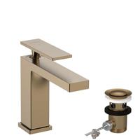 Hansgrohe Tecturis E ééngreeps wastafelkraan 110 CoolStart met PopUp trekwaste, Brushed Bronze - thumbnail