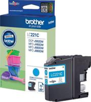 Brother inktcartridge, 260 pagina&apos;s, OEM LC-221CBP, cyaan - thumbnail