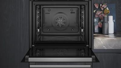 Siemens HR578GFS7F Inbouw combi stoomoven Grijs