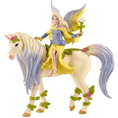Schleich - Fairy zal zijn met de bloem eenhoorn - 70565