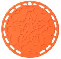 LE CREUSET - Siliconen - Onderzetter 20cm Oranje - thumbnail