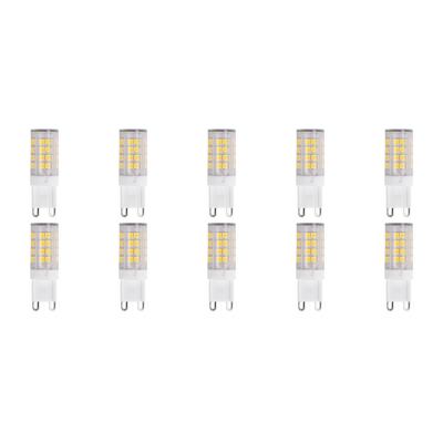 LED Lampen Set van 10 - G9 Fitting - 3.5W - Helder Wit 6500K - Vervangt 30W