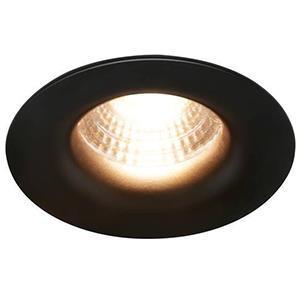 Nordlux LED Inbouwspot Stake rond 6.1W zwart 2700K IP20 - 4801338