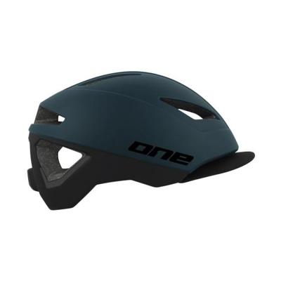One Crossride Fietshelm Verstelbaar Petrolblauw Maat 57 61 cm (M/L)