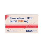Healthypharm Paracetamol 1000mg 10 Zetpillen - thumbnail