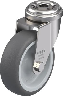 Blickle LRXA-PATH 75G Zwenkwiel Wieldiameter: 75 mm Draagvermogen (max.): 75 kg 1 stuk(s)