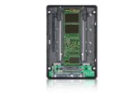 EZConvert MB703M2P-B M.2 SATA SSD op 2.5 inch SATA 6 Gbps converter adapter, zwart - thumbnail