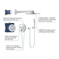 GROHE Smartcontrol Inbouw Mengkraan 2 Stralen Rond Chroom - thumbnail