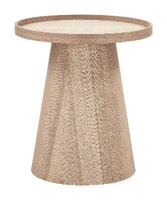 WOOOD Ronde Bijzettafel 'Maud' 45cm, kleur Naturel