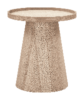 WOOOD Ronde Bijzettafel 'Maud' 45cm, kleur Naturel - thumbnail