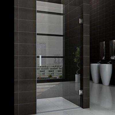 Less nisdeur 1000 x 2000 x 8 mm nano helder glas/chroom